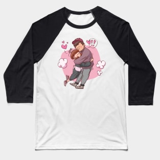 couple hug lover Baseball T-Shirt